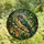 Nature Lovers' Vibrant Purple Bird Tiffany Stained Glass Intricate Foliage Mosaic Jewel Tones Stained Glass Suncatcher - 6PcP4T7fEa
