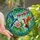 Bird Enthusiasts' Intricate Tiffany Stained Glass Hummingbirds Floral Jewel Tone Mosaic Stained Glass Suncatcher - 1