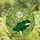 Cat Lovers' Whimsical Stained Glass Dancing Cat Vibrant Lime Green Pink Forest Green Mosaic Art Stained Glass Suncatcher - 4