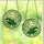 Cat Lovers' Whimsical Stained Glass Dancing Cat Vibrant Lime Green Pink Forest Green Mosaic Art Stained Glass Suncatcher - 3