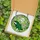 Cat Lovers' Whimsical Stained Glass Dancing Cat Vibrant Lime Green Pink Forest Green Mosaic Art Stained Glass Suncatcher - 5