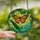 Nature Lovers' Vibrant Stained Glass Monarch Butterfly Tiffany Style Mosaic Radiant Orange Emerald Green Azure Stained Glass Suncatcher - 2