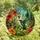 Nature Lovers' Edge-to-Edge Stained Glass Ruby Hummingbird Tropical Hibiscus Jungle Floral Mosaic Art Stained Glass Suncatcher - z7wm397zON