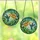 Stained Glass Art Fans' Iridescent Blue Green Hummingbird Artwork, Tiffany Style Orange Flowers, Vibrant Edge-to-Edge Stained Glass Suncatcher - 3
