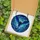Mystical Art Enthusiasts' Intricate Stained Glass Bat Teal Blue Celestial Mosaic Stained Glass Suncatcher - 5