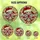 Christmas Enthusiasts' Tiffany Style Stained Glass Ornament Crimson Red Santa Hat Sparkling Jewel Mosaic Stained Glass Suncatcher - 6