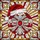 Christmas Enthusiasts' Tiffany Style Stained Glass Ornament Crimson Red Santa Hat Sparkling Jewel Mosaic Stained Glass Suncatcher - 7