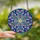 Art & Winter Lovers' Luminous Stained Glass Faceted Snowflake Mosaic Jewel Tone Pattern Stained Glass Suncatcher - 2