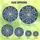 Art & Winter Lovers' Luminous Stained Glass Faceted Snowflake Mosaic Jewel Tone Pattern Stained Glass Suncatcher - 6