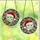 Christmas Cat Lovers' Luminous Jewel Tone White Cat Santa Hat Stained Glass Snowflake Mosaic Stained Glass Suncatcher - 3