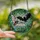 Fantasy Gothic Art Lovers' Iridescent Stained Glass Bat Mosaic Purple Black Tiffany Style Intricate Vine Moonlight Stained Glass Suncatcher - 2