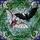 Fantasy Gothic Art Lovers' Iridescent Stained Glass Bat Mosaic Purple Black Tiffany Style Intricate Vine Moonlight Stained Glass Suncatcher - 7