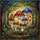 Fantasy Art Fans' Intricate Jewel Tone Stained Glass Mushroom Forest Mosaic Pattern Stained Glass Suncatcher - 7