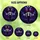 Gothic Style Enthusiasts' Intricate Stained Glass Vampire Bat Girl Deep Violet Crimson Gothic Moonlit Mosaic Stained Glass Suncatcher - 59HqNmEnZI