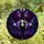 Gothic Style Enthusiasts' Intricate Stained Glass Vampire Bat Girl Deep Violet Crimson Gothic Moonlit Mosaic Stained Glass Suncatcher - MRIKMLAiOA