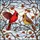 Nature Lovers' Intricate Tiffany Style Red Yellow Violet Cardinal Winter Berries Mosaic Stained Glass Suncatcher - 7