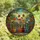 Nature Lovers' Intricate Stained Glass Wildflower Bouquet Jewel Tone Garden Mosaic Butterflies Stained Glass Suncatcher - 1CGLX0kBi_