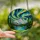 Nature Lovers' Majestic Tiffany Stained Glass Emerald Mountain Aurora Borealis Night Sky Mosaic Stained Glass Suncatcher - 2