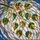 Nature Lovers' Graceful Tiffany Style Stained Glass Branch & Leaves, Olive Green Emerald Teal Amber Mosaic Stained Glass Suncatcher - 7