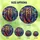 Witchcore Enthusiasts' Glowing Tiffany Stained Glass Witches, Indigo Amethyst Orange Jewel Tone Magic Mist Bat Pattern Stained Glass Suncatcher - 6