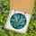 Women's Elegant Lily of the Valley Stained Glass Teal Blue Emerald Jewel Tone Floral Mosaic Stained Glass Suncatcher - Gw0ujghcc-