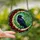 Fantasy Art Enthusiasts' Intricate Tiffany Stained Glass Raven Moon Red Rose Emerald Mosaic Stained Glass Suncatcher - 2