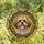 Shih Tzu Lovers' Happy Fluffy Shih Tzu Dog Tiffany Stained Glass Jewel Tone Golden Mosaic Floral Stained Glass Suncatcher - 7q2MgnuVOZ