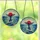 Ocean Lovers' Tiffany Stained Glass Whale Breaching Mosaic Deep Blue Turquoise Red Art Stained Glass Suncatcher - ZMonGUQ01K