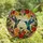 Nature Lovers' Vibrant Tiffany Stained Glass Hummingbirds & Floral Mosaic in Iridescent Jewel Tones Stained Glass Suncatcher - jEjJTIj-yz