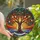 Nature Lovers' Tiffany Style Stained Glass Tree of Life, Jewel Tone Multicolored Leaves & Radiant Sunset Mosaic Stained Glass Suncatcher - 6iuMgesDrc