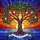 Nature Lovers' Tiffany Style Stained Glass Tree of Life, Jewel Tone Multicolored Leaves & Radiant Sunset Mosaic Stained Glass Suncatcher - 7