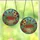 Art Enthusiasts' Tiffany Glass Ruby Red Strawberry Emerald Green Mosaic Garden Sky Stained Glass Suncatcher - 3
