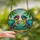 Exotic Art Admirers' Jewel Tone Stained Glass Macaw Pirate Cocktails Island Art Stained Glass Suncatcher - GsL9r830QA