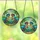 Exotic Art Admirers' Jewel Tone Stained Glass Macaw Pirate Cocktails Island Art Stained Glass Suncatcher - wA1OgG55Kq