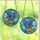 Nature Lovers' Tiffany Style Bluebird Flight Intricate Stained Glass Mosaic Cerulean Blue & Orange Stained Glass Suncatcher - 3