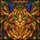 Cat Lovers' Intricate Tiffany Style Stained Glass Cat Head Mosaic Orange Green Blue Stained Glass Suncatcher - 7