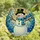 Winter Enthusiasts' Cheerful Snowman Tiffany Style Stained Glass Mosaic, Jewel Tones Stained Glass Suncatcher - 8YrSN7Y3C2