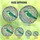 Art Lovers' High Contrast Tiffany Style Stained Glass Teal Emerald Bird Art Nouveau Mosaic Stained Glass Suncatcher - LyX37b7-9m