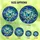 Art Enthusiasts' Intricate Tiffany Stained Glass Azure Butterfly Emerald Sapphire Floral Mosaic Stained Glass Suncatcher - E0_tWCUF83