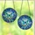 Art Enthusiasts' Intricate Tiffany Stained Glass Azure Butterfly Emerald Sapphire Floral Mosaic Stained Glass Suncatcher - RMNeESIgnZ
