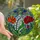 Art Lovers' Vibrant Tiffany Stained Glass Lily of the Valley & Poppy Floral Mosaic Stained Glass Suncatcher - 1