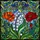 Art Lovers' Vibrant Tiffany Stained Glass Lily of the Valley & Poppy Floral Mosaic Stained Glass Suncatcher - 7