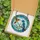 Nature Lovers' Intricate Stained Glass Birds Royal Blue Teal Orange Emerald Design Stained Glass Suncatcher - 5