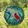 Nature Lovers' Stained Glass Cardinal Hummingbird Ruby Red Sapphire Blue Emerald Green Mosaic Stained Glass Suncatcher - d_PYZLfQpE