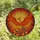 Mythology Art Admirers' Phoenix Rising Tiffany Glass Orange Red Blue Geometric Sunburst Stained Glass Suncatcher - 4