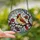 Nature Lovers' Intricate Stained Glass Cardinal Bird Jewel Tone Winter Berry Mosaic Stained Glass Suncatcher - 2