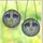 Mystical Art Lovers' Iridescent Stained Glass Bat Cosmic Night Sky Jewel Tone Art Stained Glass Suncatcher - 3