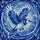 Wildlife Enthusiasts' Mid-Flight Blue Jay Stained Glass Art, Royal Blue Indigo Jewel Tone Sky Mosaic Stained Glass Suncatcher - 7