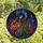Fantasy Art Lovers' Vibrant Stained Glass Black Dragon Castle Cosmic Jewel Tone Art Stained Glass Suncatcher - 4