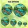 Nature Lovers' Tiffany Stained Glass Sea Turtle Mosaic Glowing Teal Aqua Blue Emerald Green Sky Landscape Art Stained Glass Suncatcher - WFvcEK4_H9